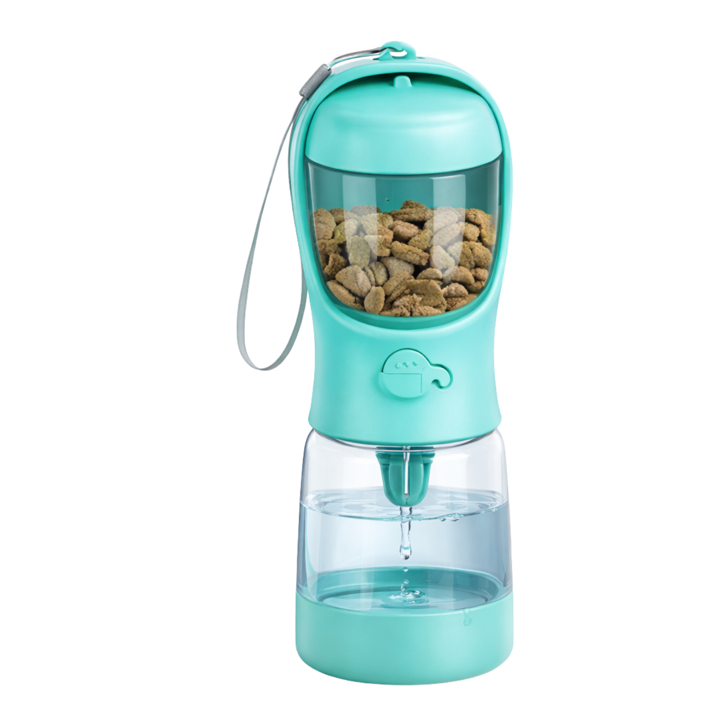 Botella portátil 2 en 1 para perros y gatos