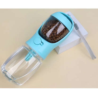 Botella portátil 2 en 1 para perros y gatos